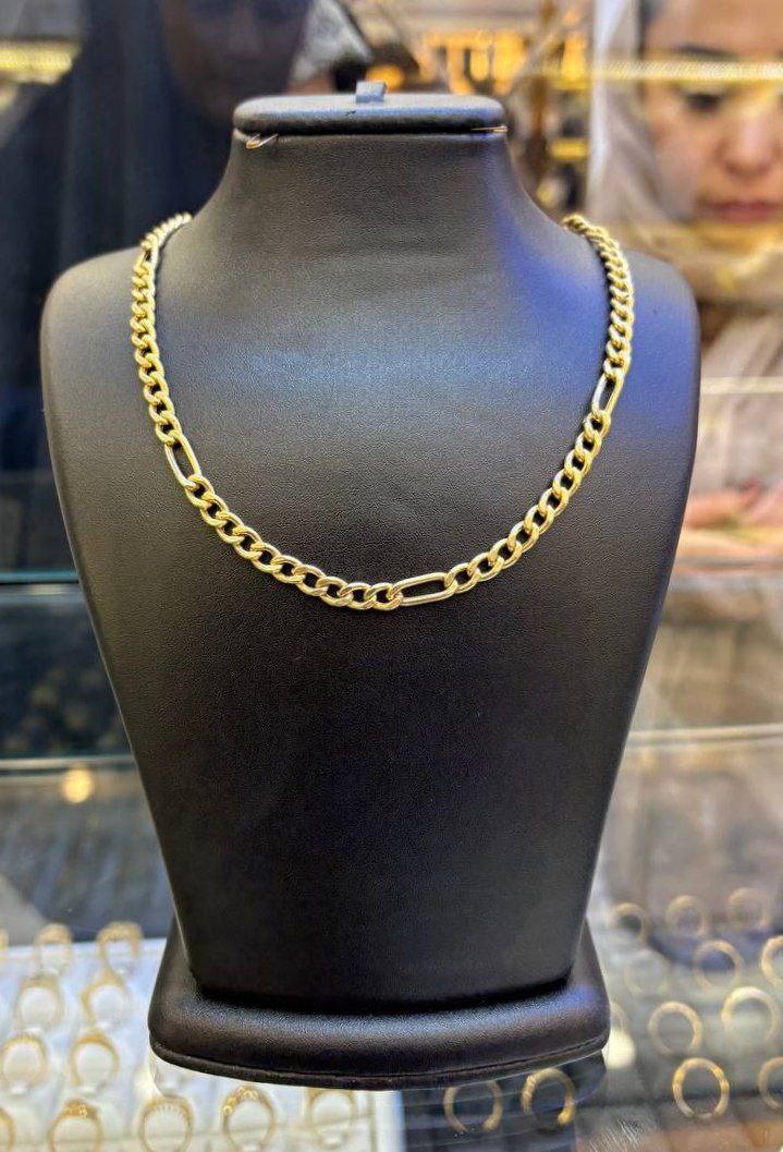 گردنبند مدل فیگارو کد ۱۰۰۱